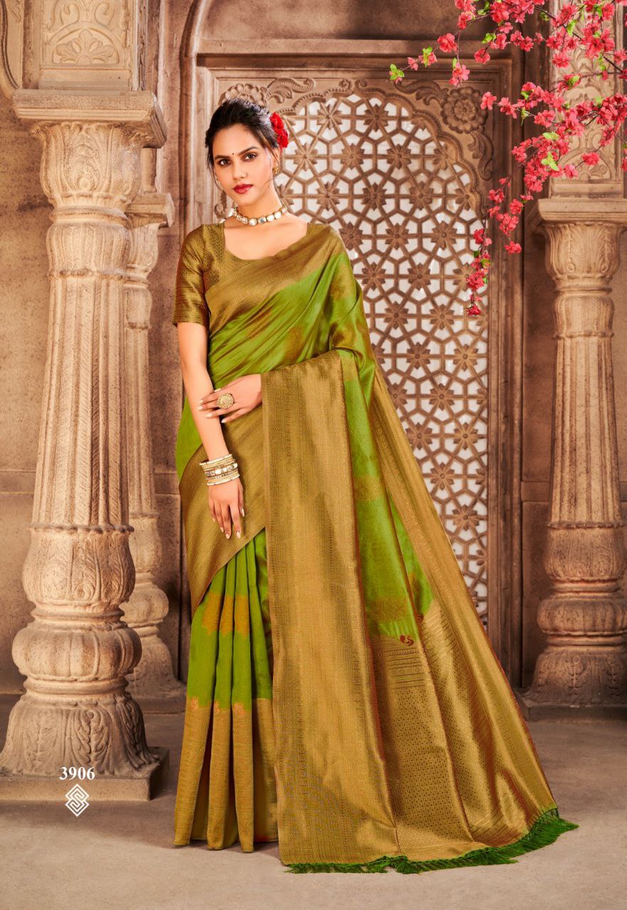 Celebrate in Style: Banarasi Katan Silk Saree with Pure Mau Silk Pattu and Rich Pallu