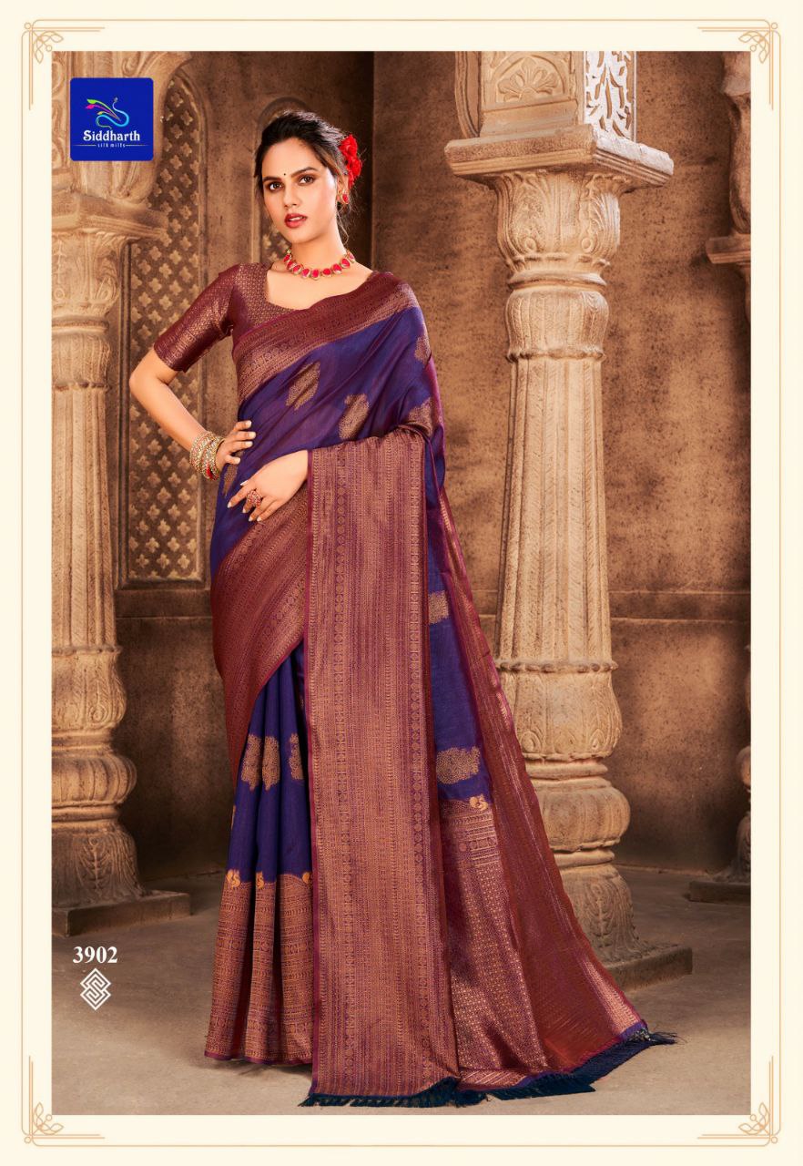 Celebrate in Style: Banarasi Katan Silk Saree with Pure Mau Silk Pattu and Rich Pallu