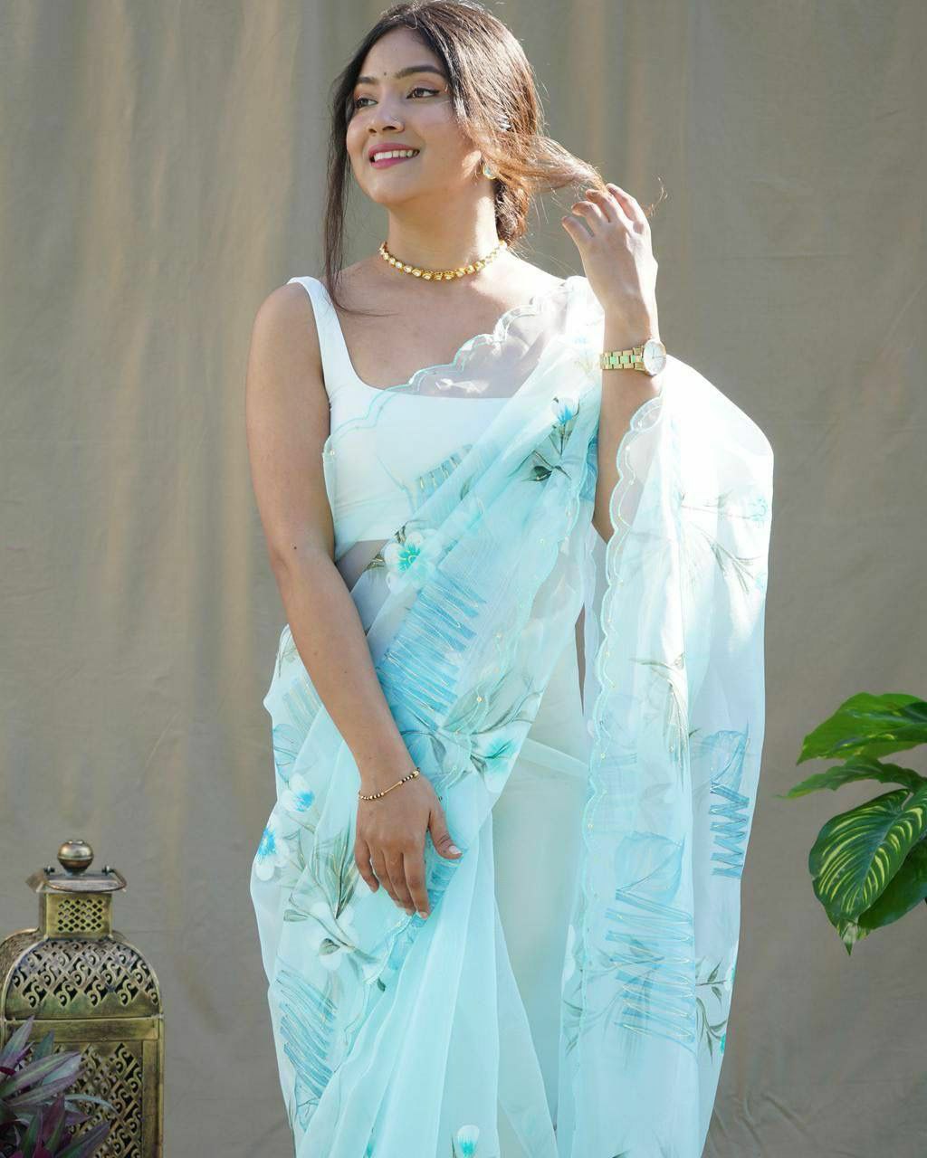 Artistic Touch Organza Silk Saree