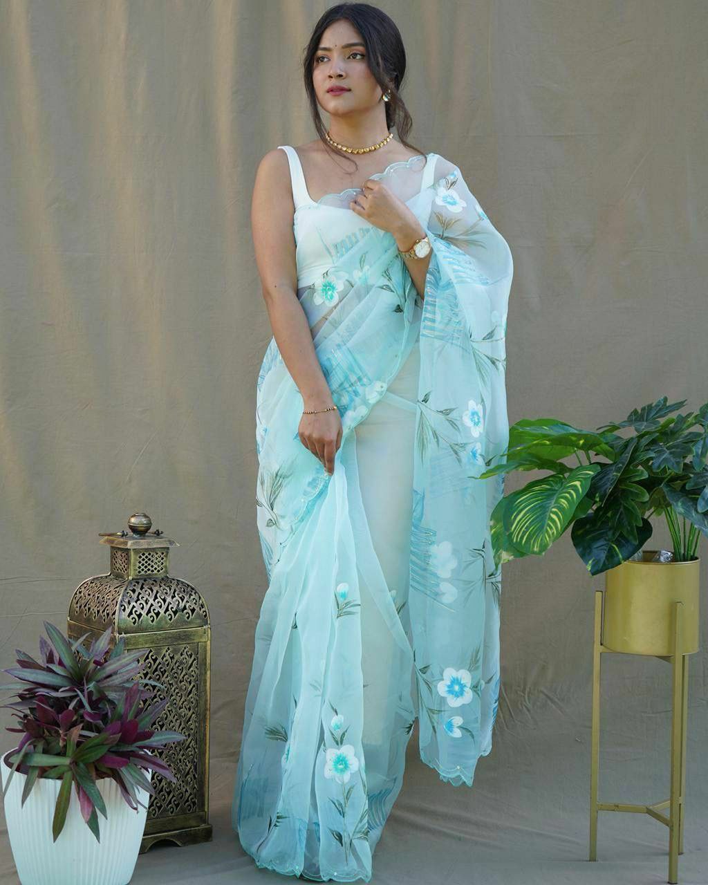 Artistic Touch Organza Silk Saree