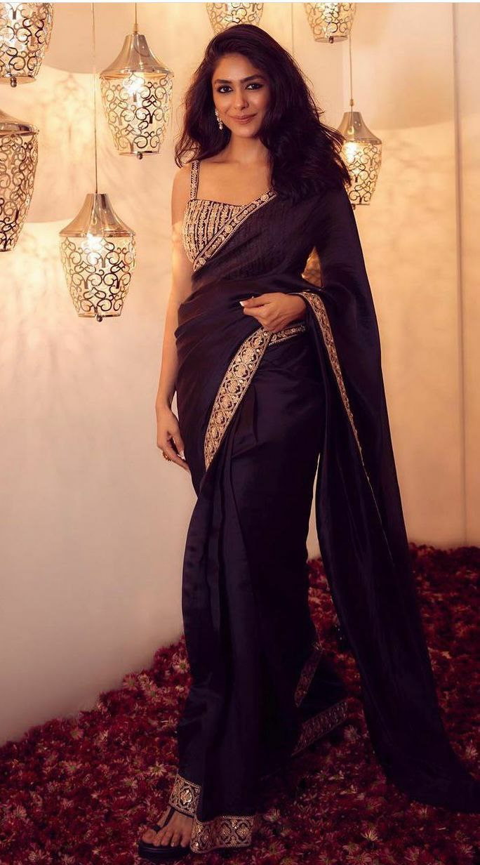 Celeb-Inspired Embroidered Saree